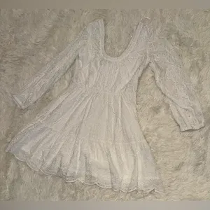 NEW VERONICA BEARD White Eyelet Cotton CALIBRA Mini Sun dress SZ 6 thumbnail 9