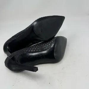 Nine West Tatiana Pointed Toe Heels – Size 9 Gray Silver Shimmer thumbnail 8
