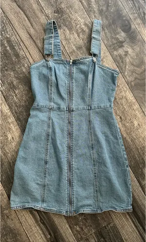 Forever 21 Denim Zip-Up Dress thumbnail 2