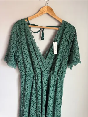 NEW Baltic Born Venice Lace Maxi Dress XXL thumbnail 5