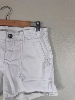 Free People White Cotton Shorts Womens 31 Beachy Summer Casual Classic thumbnail 9
