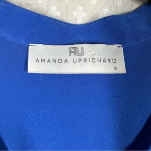 Amanda Uprichard Blue‎ Silk Top thumbnail 3