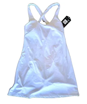 Avia Womens Cross Back Buttersoft Athletic Dress White Size XS (0-2) NWT Preppy thumbnail 1