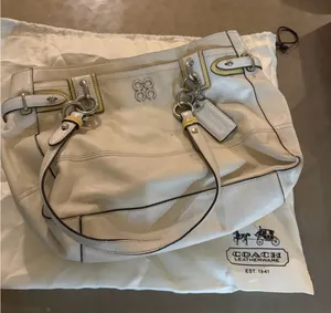 Coach Colette Leather Carryall Bag thumbnail 1