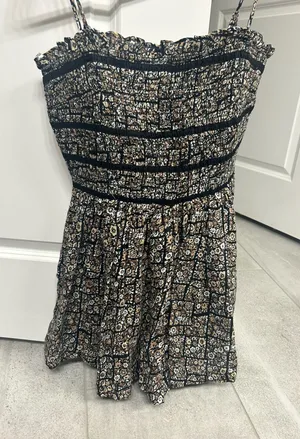 Free People Smocked Romper NWT thumbnail 1