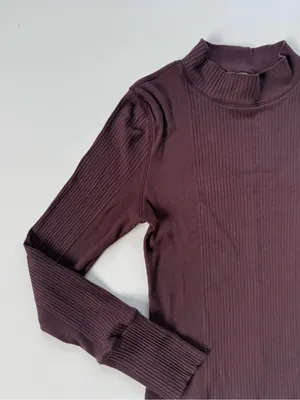 Intimately Free People The Dylan Mock Neck Tee size Medium thumbnail 3
