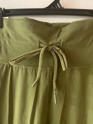 Hurley Olive Green High-Waist Track Joggers with Drawstring thumbnail 2