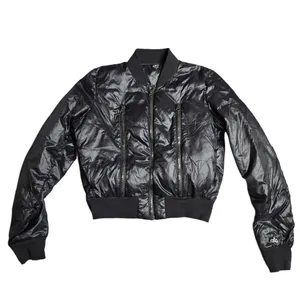 Alo‎ Off Duty Black Women's Bomber Jacket Size: S thumbnail 2