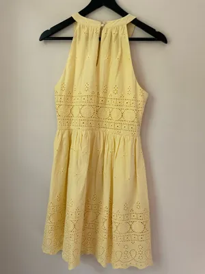 Altar'd State Dress Eyelet Mini yellow thumbnail 5