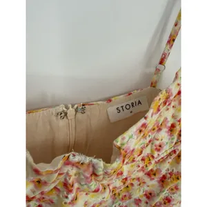 Storia Romantic Floral Cottage Mini Dress Eyelet Pink Cottage‎ Medium Corset thumbnail 4