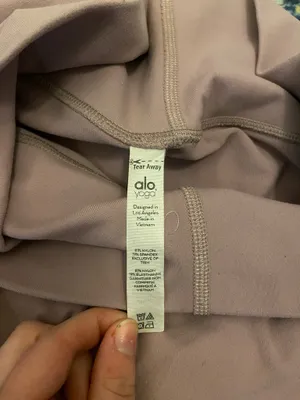 Alo Purple Mesh Cropped leggings thumbnail 4