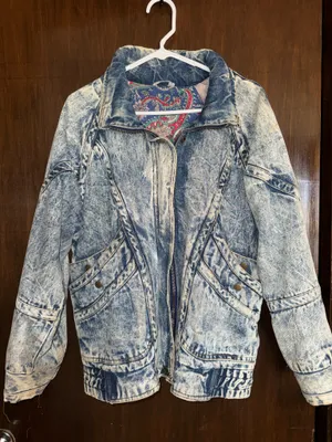Vintage Retro Denim Jacket Blue Size M thumbnail 1