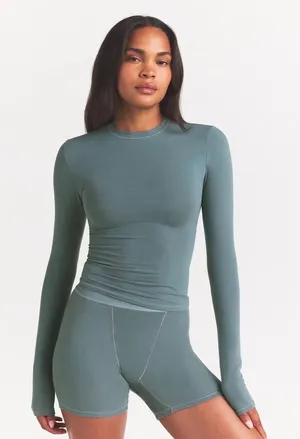 SKIMS Cotton Jersey T-Shirt Long Sleeve XS thumbnail 1