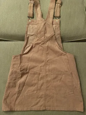 Pull & Bear Corduroy Overall Dress thumbnail 3