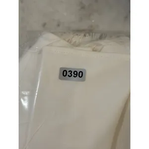 NEW Saylor Revole one shoulder Dress Sz M White Feather Draped Cocktail Mini thumbnail 7
