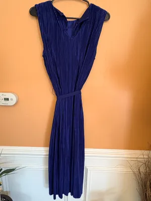 Sam Edelman Pleated Mock Neck dress thumbnail 4