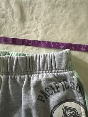 Pac Sun Colorblock Joggers in Mint Green and Light Gray thumbnail 7