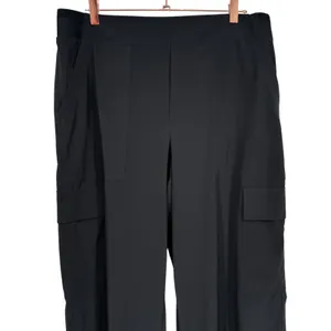Athleta Womens Brooklyn Heights Wide Leg High Rise Cargo Pants Black Size 16 thumbnail 6