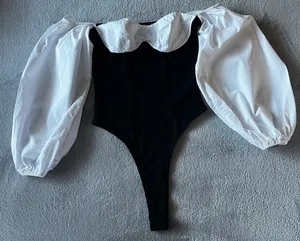 Adika Bodysuit Black & White thumbnail 1