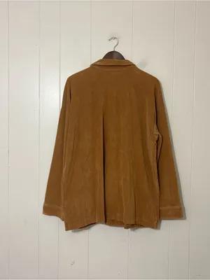 Madewell Knit Corduroy Redford Blazer Camel XXL Double Breasted Oversized thumbnail 7