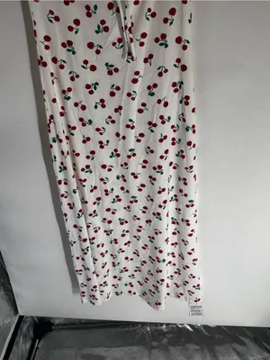 ASOS Cherry Maxi Dress, Off the Shoulder thumbnail 7