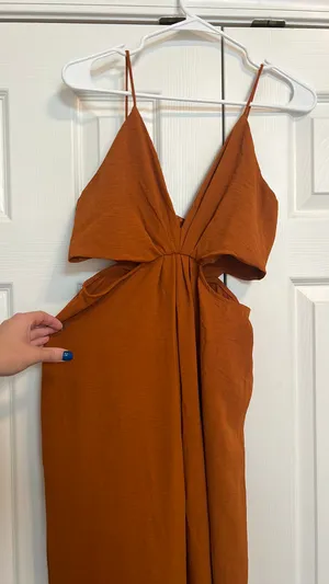 Burnt Orange Jumpsuit thumbnail 1