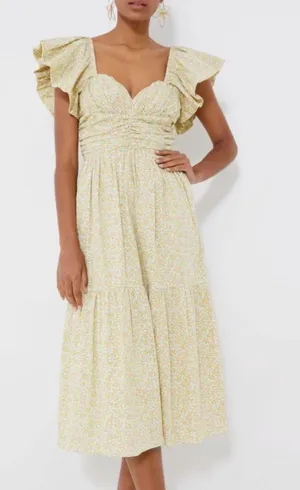 Tuckernuck Floral Hyacinth House Dress thumbnail 1