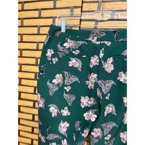 Eliane Rose Green‎ Floral Dress Pants Size 10 thumbnail 4