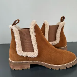 NEW Steve Madden Leopold Suede Leather Chelsea Boot in Camel Size 6.5 thumbnail 4