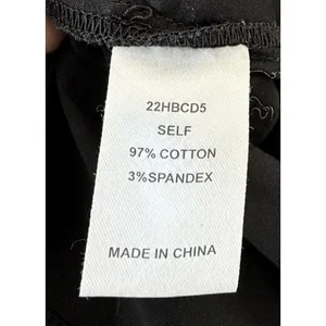 Hunter Bell Women's "Maya" Black Cotton‎ Puff Sleeve Poplin Dress Size S thumbnail 9