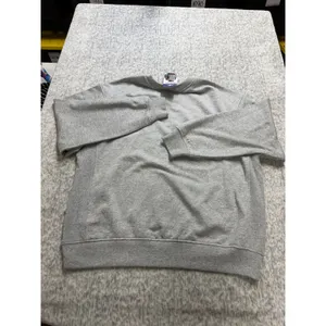 Champion‎ French Terry Pullover Crew Sweatshirt Heather Gray Womens XL NEW thumbnail 6