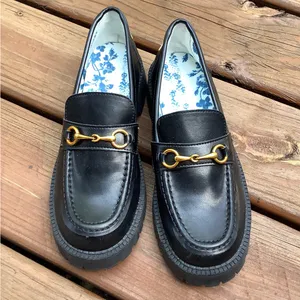 Modern chunky sole loafers 🖤🖤 Black Size 7 thumbnail 3