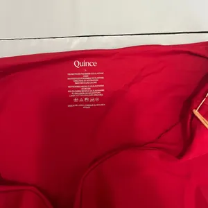 New Quince Italian High-Rise High-Leg Bikini Bottom Cherry Red Large thumbnail 2