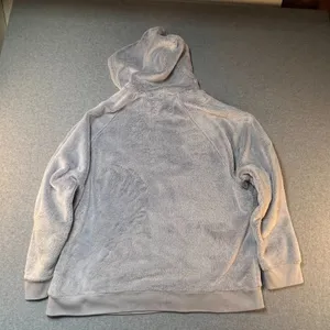 Hollister Gilly Hicks Long Sleeve Lounge Hoodie Women's Size Large Light Gray thumbnail 4