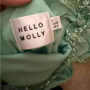 Hello Molly SPARKLES FLYING SEQUINS MINI DRESS SAGE thumbnail 6