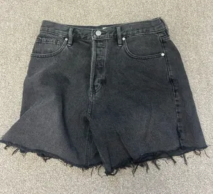 Pacsun High Rise Relaxed Short Black thumbnail 1