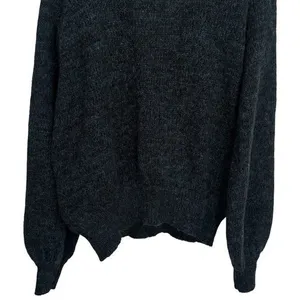 Free People Wool Blend Karina Crossover Knit Sweater Green Cozy Luxury Chic XS thumbnail 7