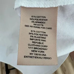 Philosophy Republic Women's White Button-Up Shirt Size S Long Sleeve thumbnail 3
