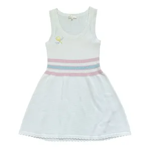 LoveShackFancy‎ Indiana Mini Dress Womens Large Tennis White Embroidered Knit thumbnail 4
