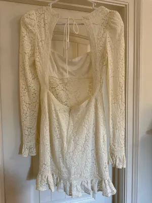 Lulus White Lace Dress thumbnail 7
