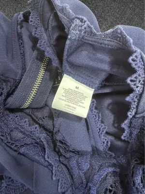 Speechless Navy Lace Fit And Flare Dress thumbnail 5