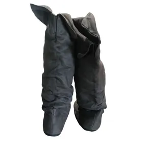 Kohl's Gray Suede Tall Boots Size 9 Medium thumbnail 9