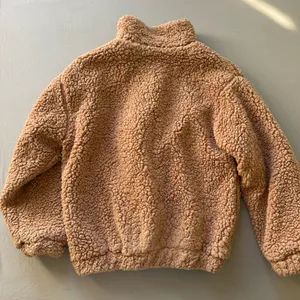 Cozy Zip Up Sherpa Teddy Jacket Brown Size XL thumbnail 2