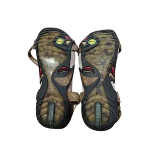 Jambu Terra Fusion Dune‎ Sandals Womens 6M Design Tan Mary Jane Comfort Stripy thumbnail 2
