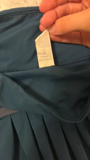 gold hinge blue skirt  thumbnail 2