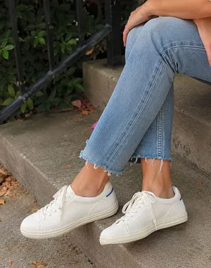 ROTHY'S The RS02 Sneakers in Bone White Size 8.5 thumbnail 1
