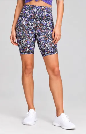 🌸 Lululemon Align High-Rise Size 0 Floral Nulu Biker Shorts 🌸 thumbnail 1