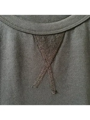 American Giant Crewneck Sweatshirt Size Medium Black Minimalist Casual Cotton thumbnail 3