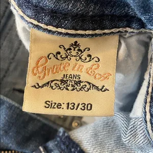 Grace In LA Bootcut Bling Pocket Jeans thumbnail 6