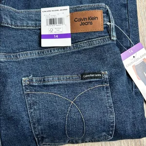 Calvin Klein Straight Leg Jeans Size 14 thumbnail 10